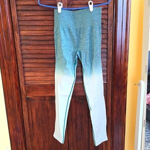Light green ombre small gym pants